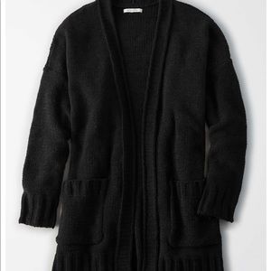 Black Sweater Cardigan